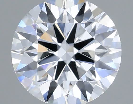 Actual 0.34 carat D Round lab-grown diamond