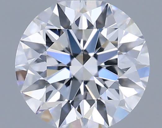 Actual 0.33 carat E Round lab-grown diamond