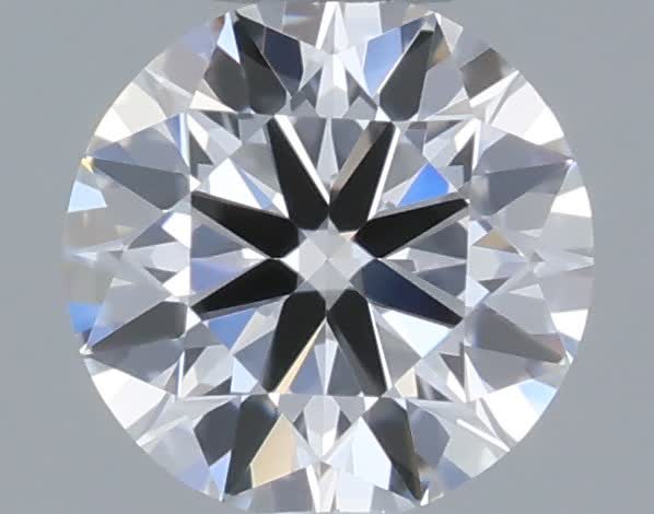 Actual 0.28 carat D Round lab-grown diamond
