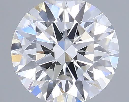 Actual 0.3 carat E Round lab-grown diamond