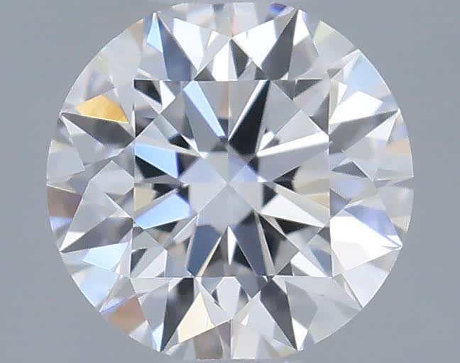 Actual 0.33 carat D Round lab-grown diamond