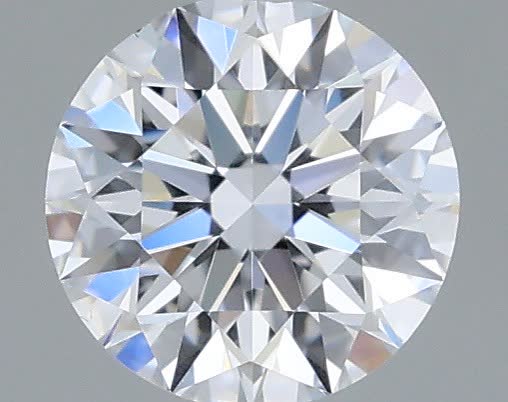 Actual 0.31 carat D Round lab-grown diamond