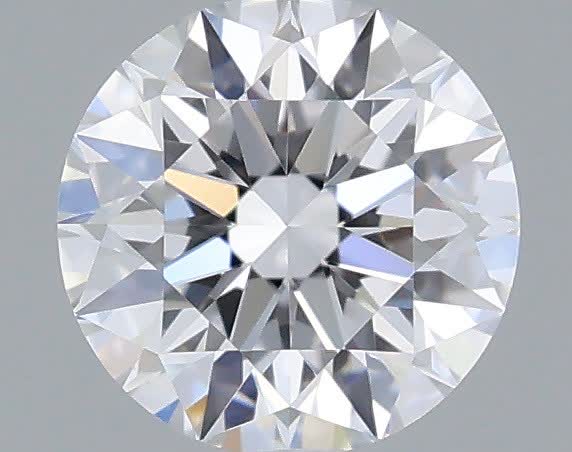 Actual 0.32 carat D Round lab-grown diamond