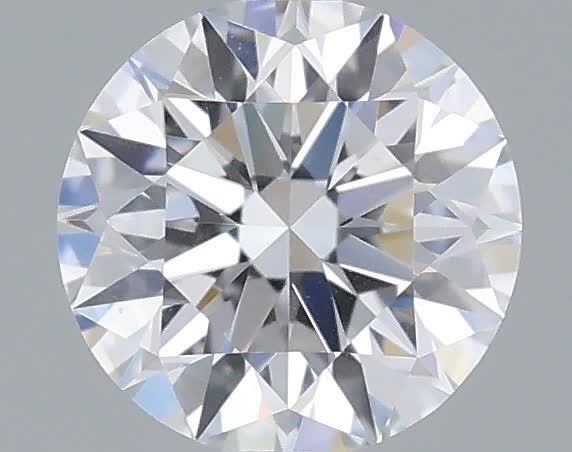 Actual 0.34 carat D Round lab-grown diamond