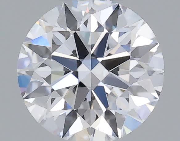 Actual 0.28 carat D Round lab-grown diamond
