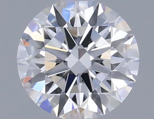 Actual 0.28 carat D Round lab-grown diamond