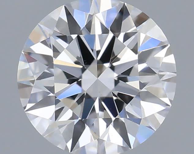 Actual 0.32 carat D Round lab-grown diamond