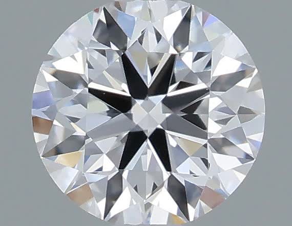 Actual 0.29 carat D Round lab-grown diamond