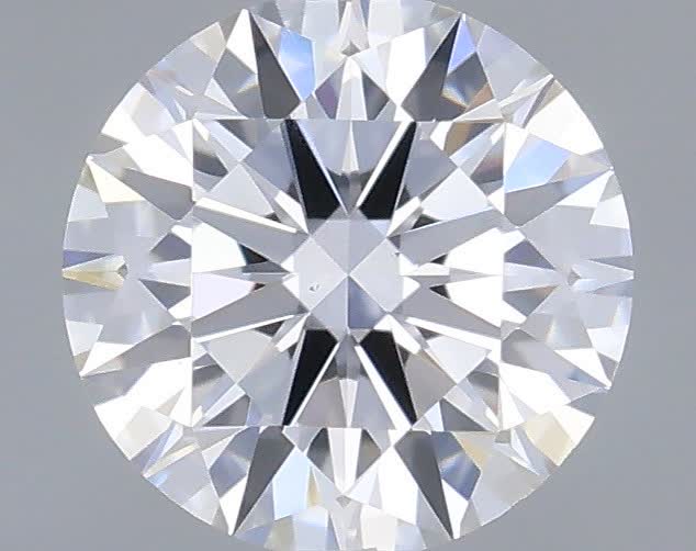 Actual 0.33 carat D Round lab-grown diamond