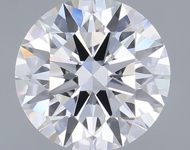 Actual 0.33 carat D Round lab-grown diamond