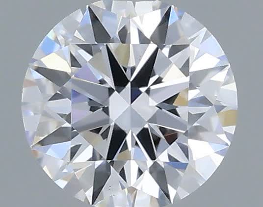 Actual 0.32 carat D Round lab-grown diamond