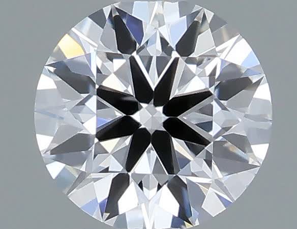 Actual 0.29 carat D Round lab-grown diamond