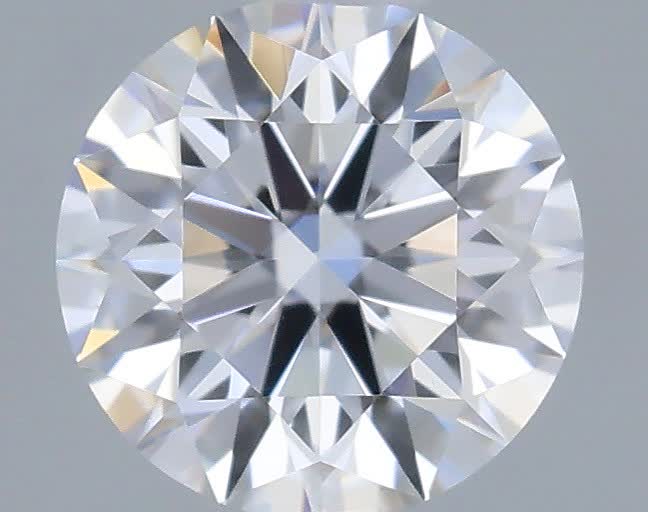 Actual 0.33 carat D Round lab-grown diamond