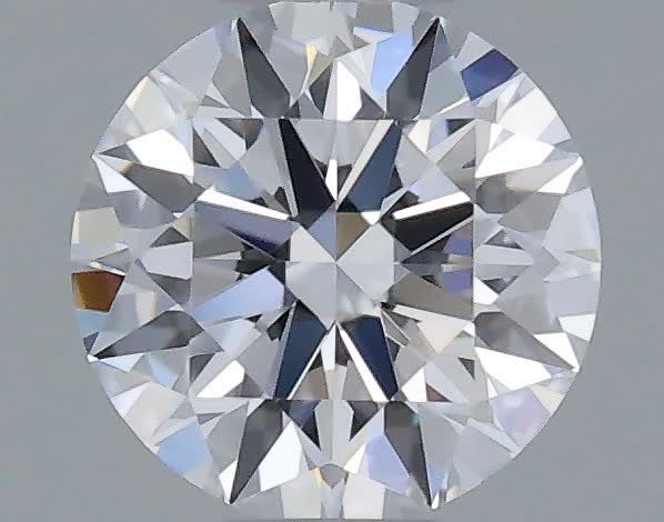 Actual 0.28 carat D Round lab-grown diamond