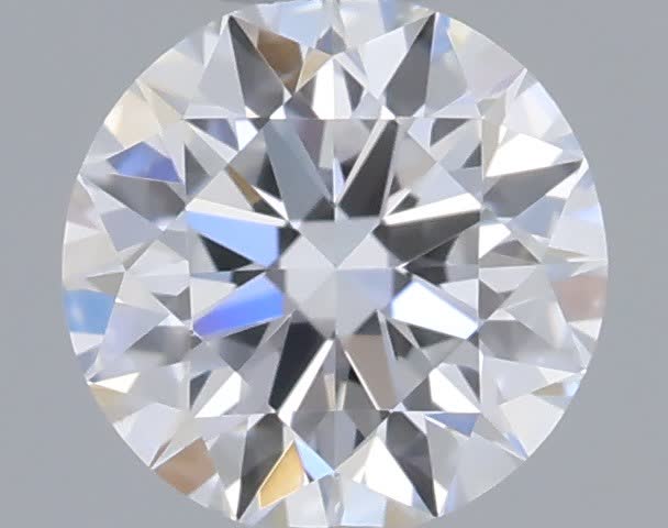 Actual 0.29 carat D Round lab-grown diamond