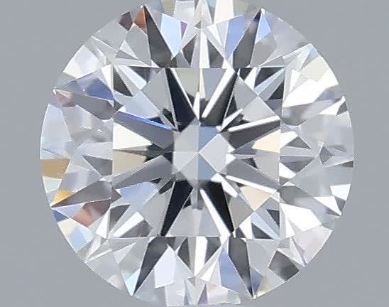 Actual 0.33 carat E Round lab-grown diamond