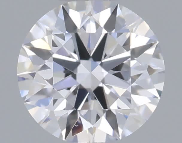 Actual 0.28 carat D Round lab-grown diamond