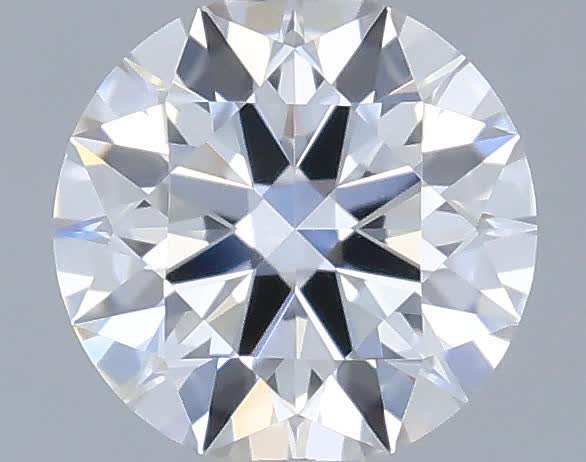 Actual 0.28 carat D Round lab-grown diamond