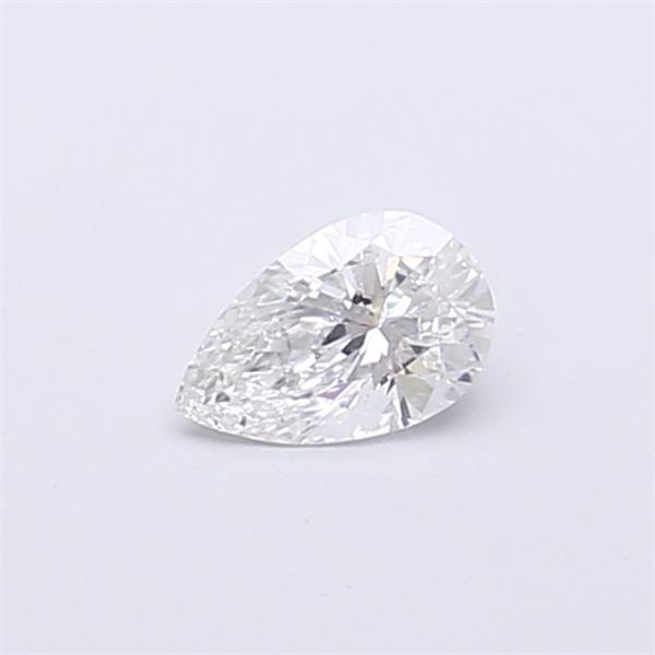 Actual 0.24 carat E Pear lab-grown diamond