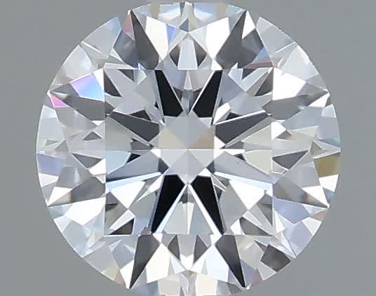 Actual 0.33 carat D Round lab-grown diamond