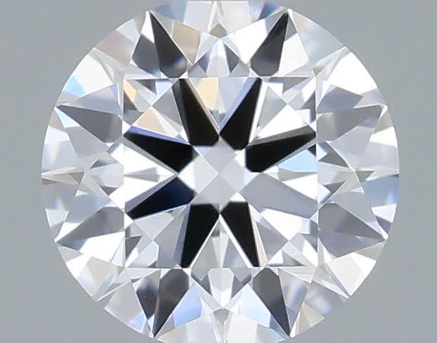 Actual 0.29 carat D Round lab-grown diamond