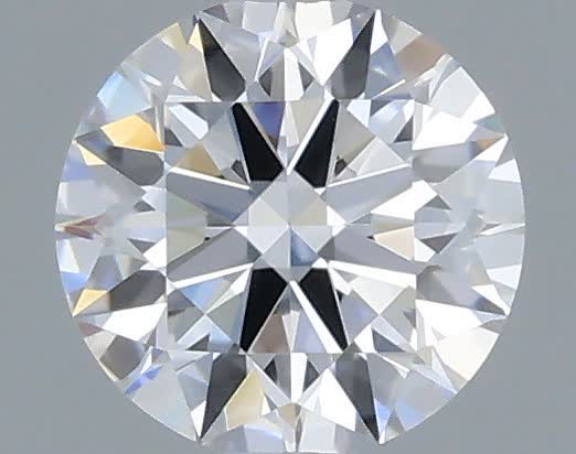 Actual 0.28 carat D Round lab-grown diamond