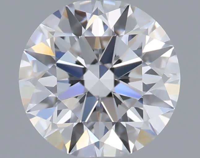 Actual 0.29 carat D Round lab-grown diamond