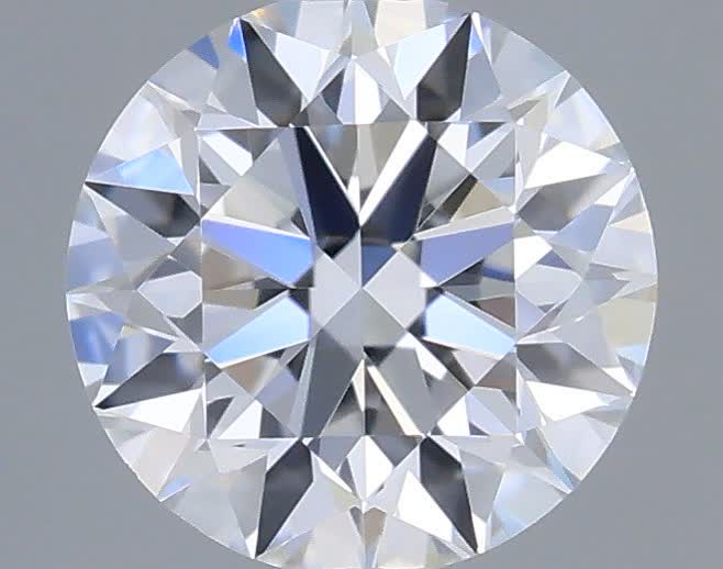 Actual 0.28 carat D Round lab-grown diamond