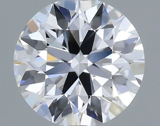 Actual 0.28 carat D Round lab-grown diamond