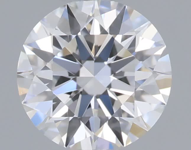 Actual 0.29 carat D Round lab-grown diamond