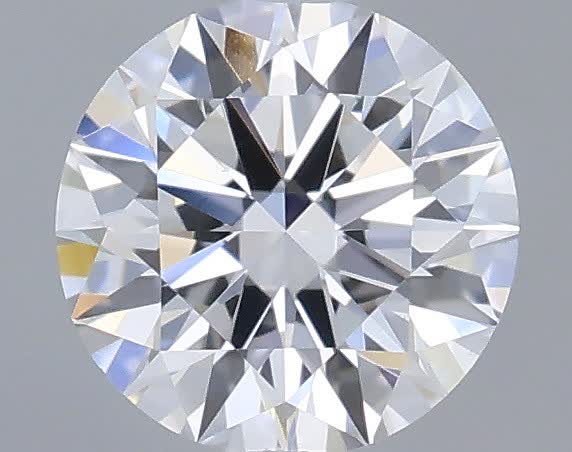 Actual 0.33 carat E Round lab-grown diamond