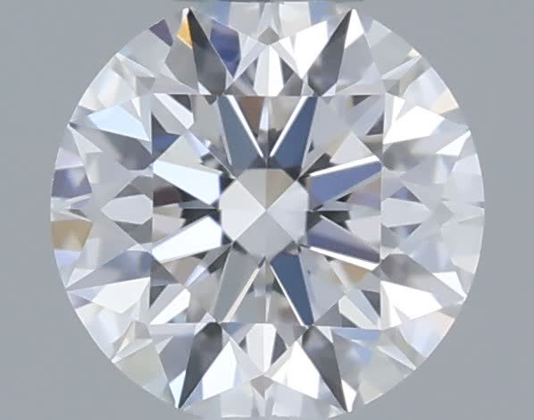 Actual 0.29 carat D Round lab-grown diamond