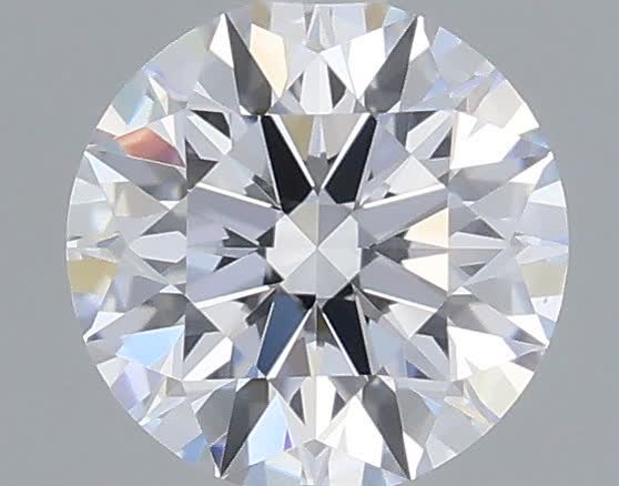Actual 0.34 carat D Round lab-grown diamond