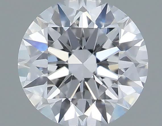 Actual 0.28 carat D Round lab-grown diamond