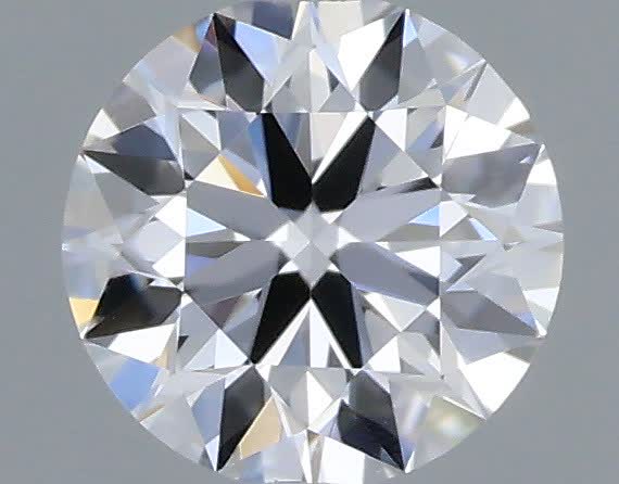 Actual 0.29 carat D Round lab-grown diamond