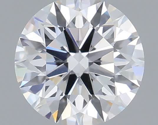 Actual 0.33 carat E Round lab-grown diamond