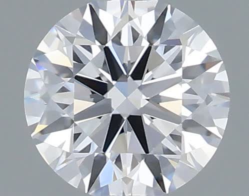 Actual 0.27 carat D Round lab-grown diamond
