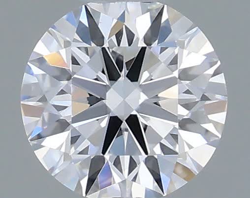 Actual 0.28 carat D Round lab-grown diamond
