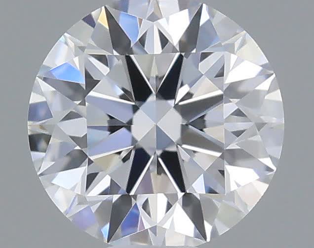 Actual 0.29 carat D Round lab-grown diamond
