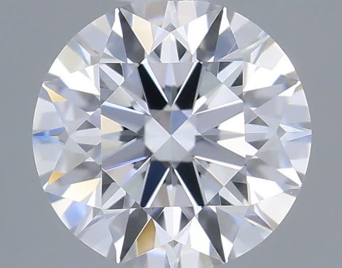 Actual 0.28 carat D Round lab-grown diamond