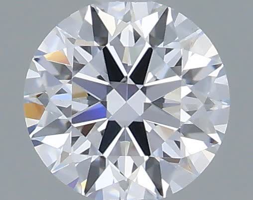 Actual 0.33 carat D Round lab-grown diamond