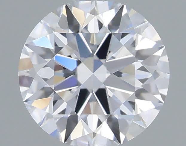 Actual 0.29 carat D Round lab-grown diamond