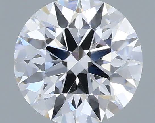 Actual 0.27 carat D Round lab-grown diamond