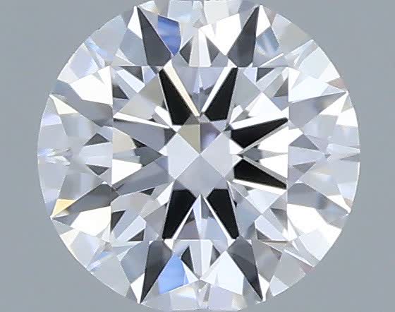Actual 0.28 carat D Round lab-grown diamond