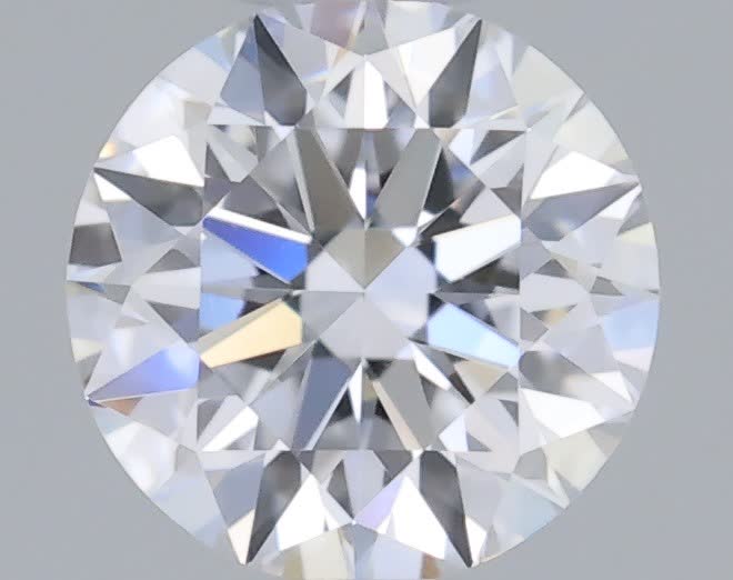 Actual 0.28 carat D Round lab-grown diamond