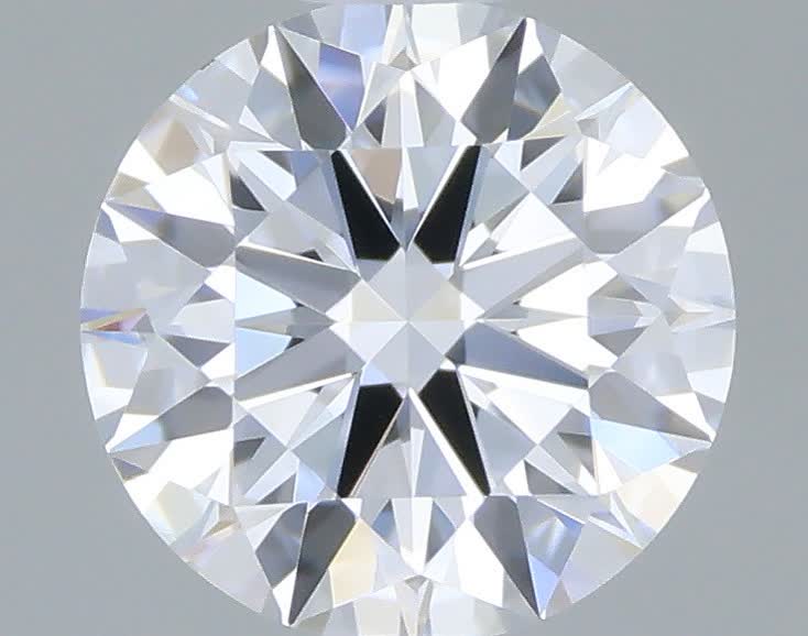 Actual 0.28 carat D Round lab-grown diamond
