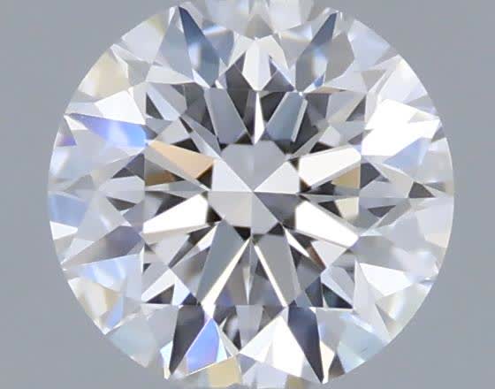 Actual 0.31 carat D Round lab-grown diamond