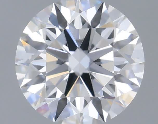 Actual 0.27 carat D Round lab-grown diamond