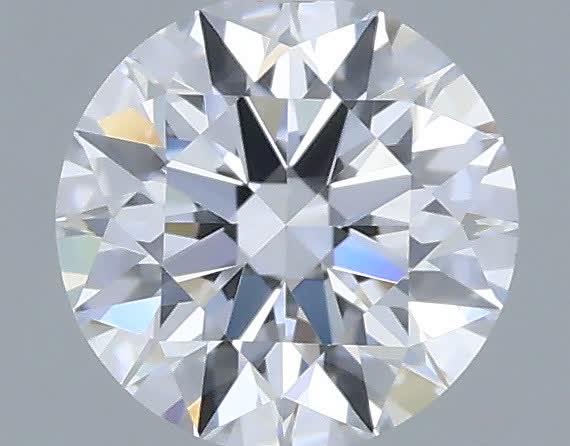 Actual 0.29 carat D Round lab-grown diamond