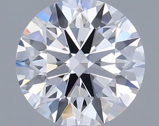 Actual 0.32 carat E Round lab-grown diamond